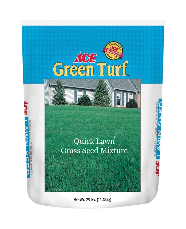 Green Turf Quick Lawn Grass Seed Mixture 25 Lb - Annual & Perennial Ryegrass