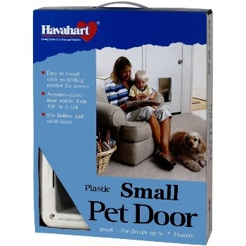 7110 Small Plastic Pet Door - 7.5 In X 5.5 In For Cats And Small Dogs