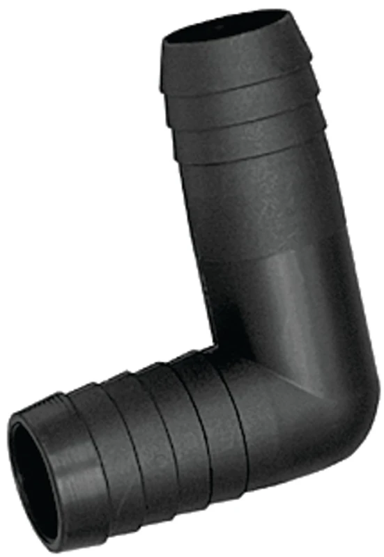 Eb112p 90 Degree Polypropylene Hose Elbow, 1-1/2 Inch Barb Fitting