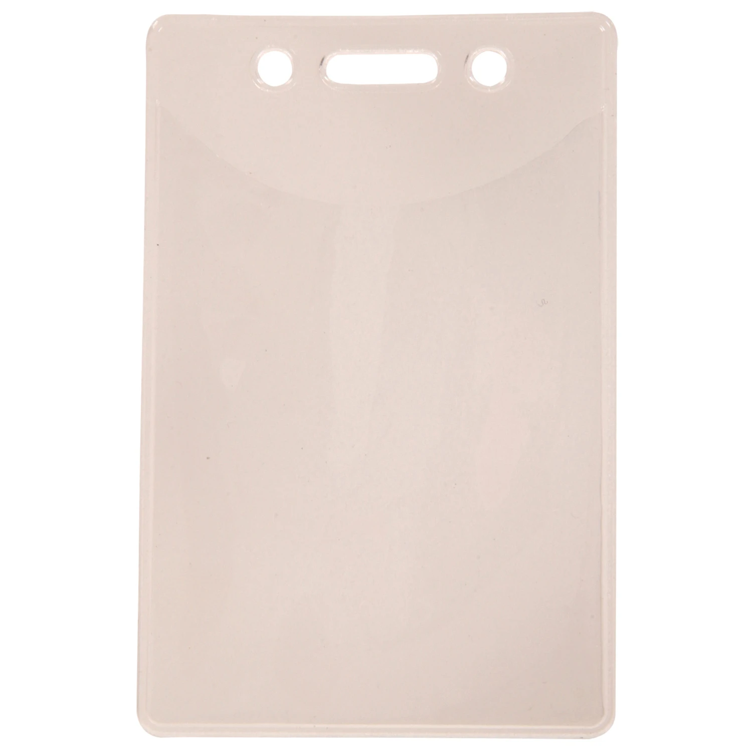 Hillman Plastic Clear ID Holder Badge Sleeve
