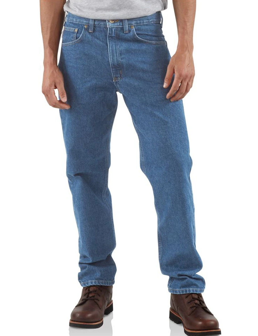 Men's 5-pocket Traditional Fit Jeans - Stonewash - 42w X 34l