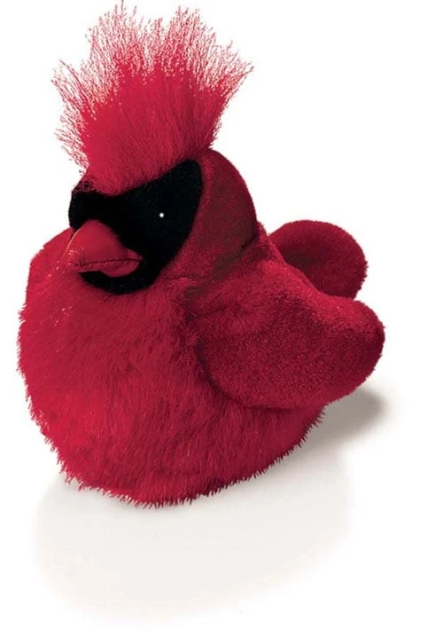 Audubon Northern Cardinal Plush Toy - 5 Inch With Authentic Bird Sound