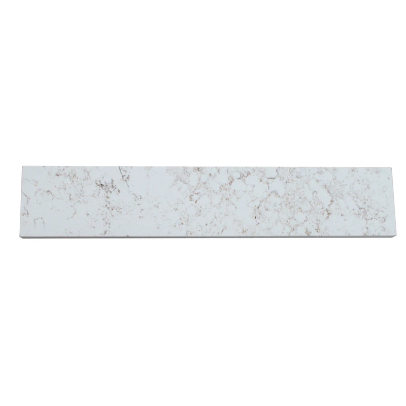 557025 Giallo Quartz Side Splash 21-1/4" W X 4" H