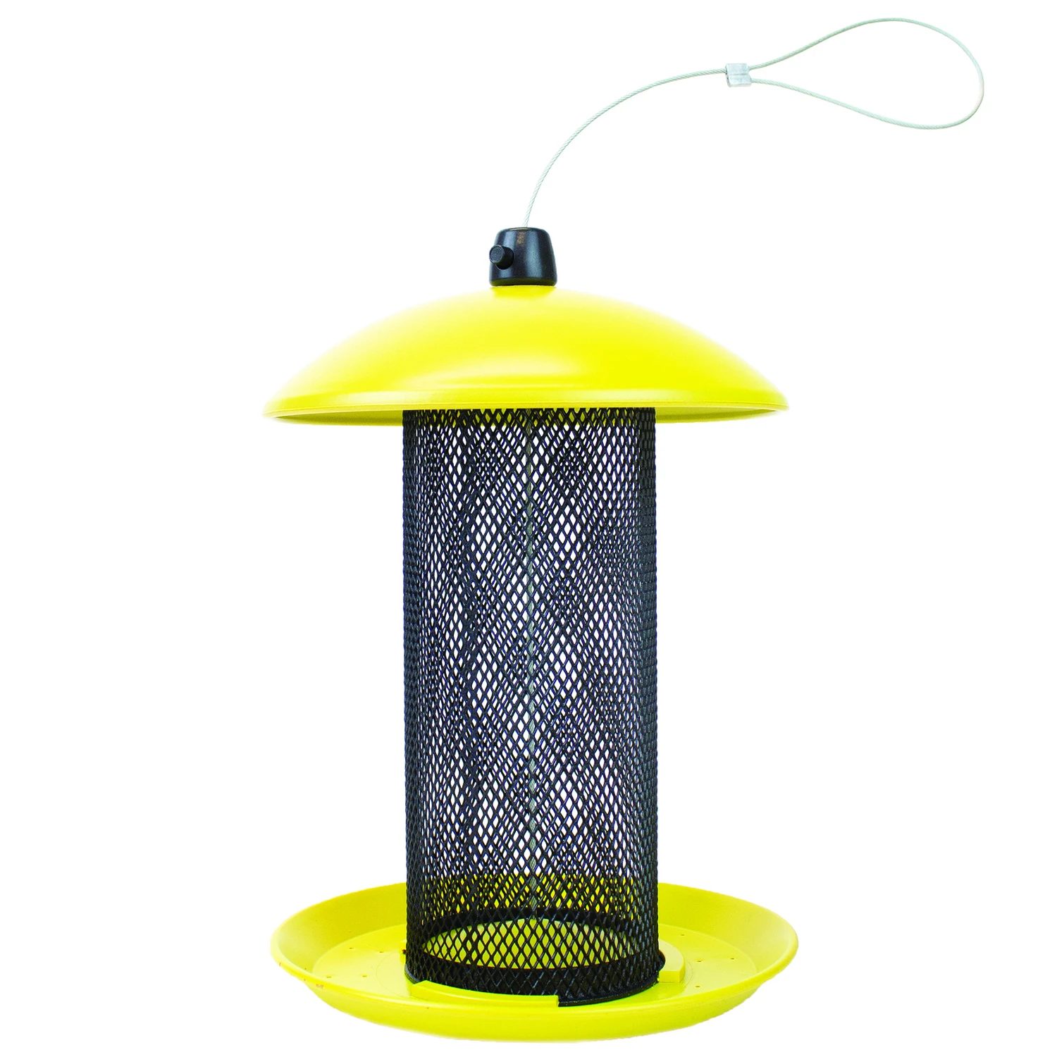 Finch 1.5 Lb Metal Mesh Bird Feeder With Squirrel Guard