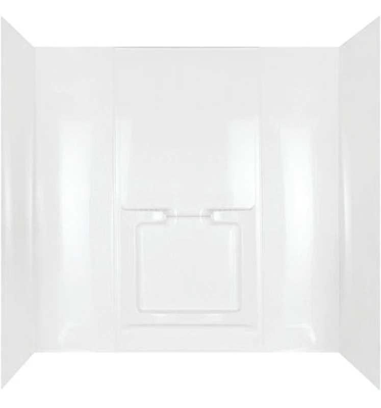 Allura 5-piece Easy Up Adhesive Tub Wall Surround, 31 In. X 60-1/2 In. X 58 In.