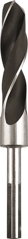 High Speed Steel Drill Bit, 11/16 In Diameter, 3/8 In Reduced Shank, Model 270651or