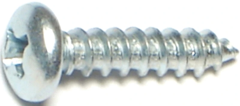 #8 X 3/4 In. Zinc Plated Self-tapping Screws, 100 Pk