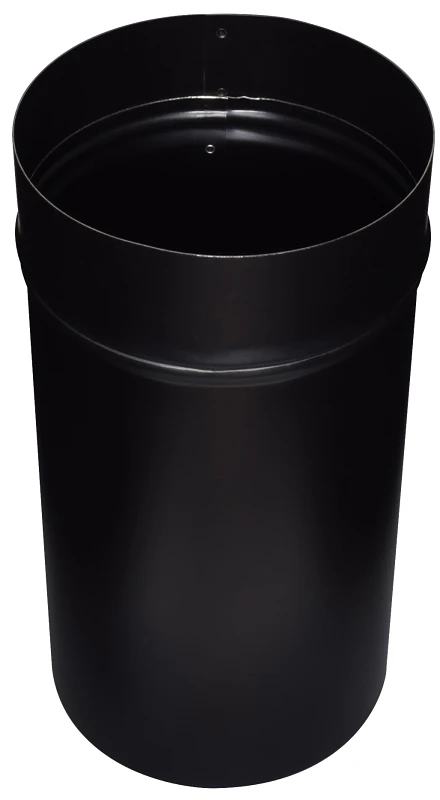 Black Matte Slip Connector 7 In Diameter X 12 In Length Model Bm0043