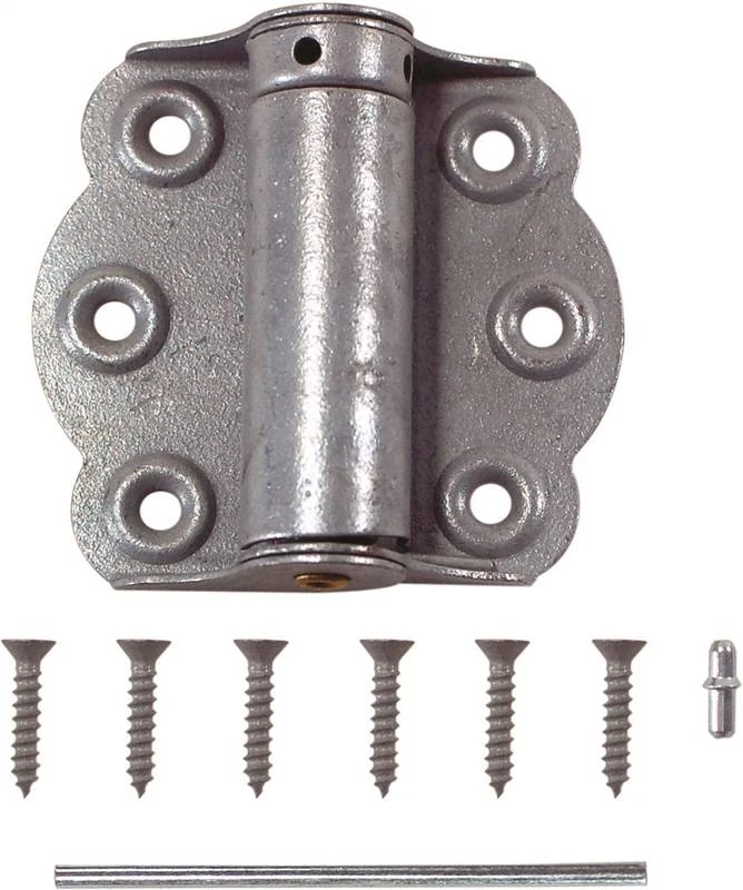 Lr-113-bc3l Adjustable Galvanized Screen Door Hinge, 2.75 In, 6 Hole