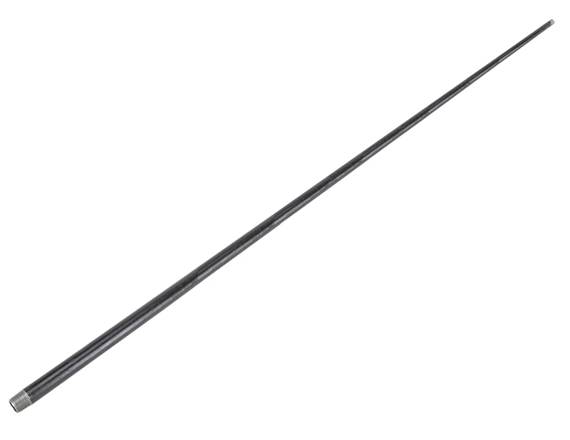 1/2 Inch X 72 Inch Black Steel Pipe Nipple - Model Bn 1/2x72-s