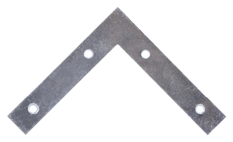 Fc-z05-013l Zinc Flat Corner Brace 5 X 0.87 In., Pack Of 10