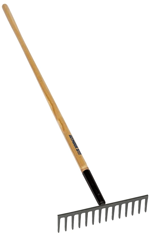 63124 14-tine Stone Rake With 66 In Hardwood Handle And 16 In Wide Head