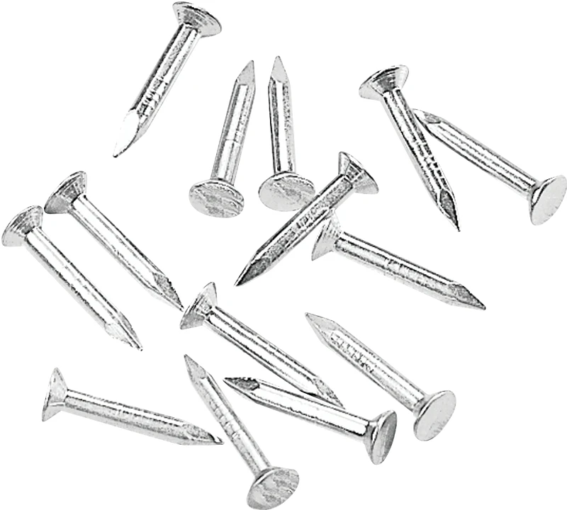 Knape & Vogt 255-81nwh Standard Nails, White, Bag Of 650