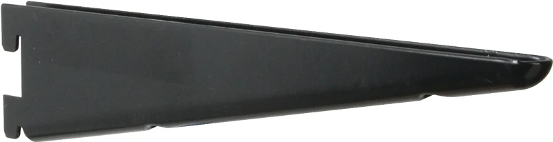 Knape & Vogt 182 Series Black Shelf Bracket, 14.5 In, Steel, 10 Pk