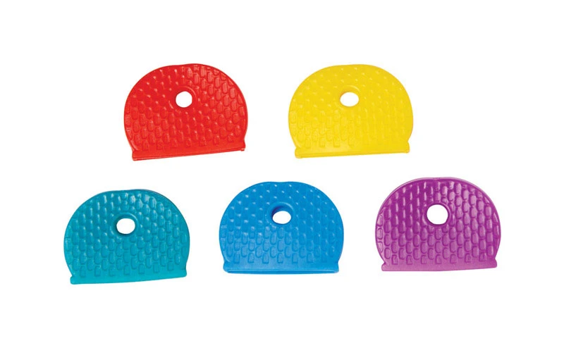 Hy-ko Kb134-275 Assorted Plastic Key Caps - Multi-colored Set
