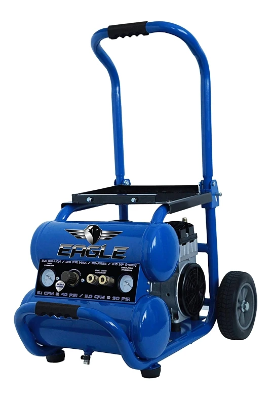 2 Horsepower 125 Psi S-stack Air Compressor With 5 Gallon Tank
