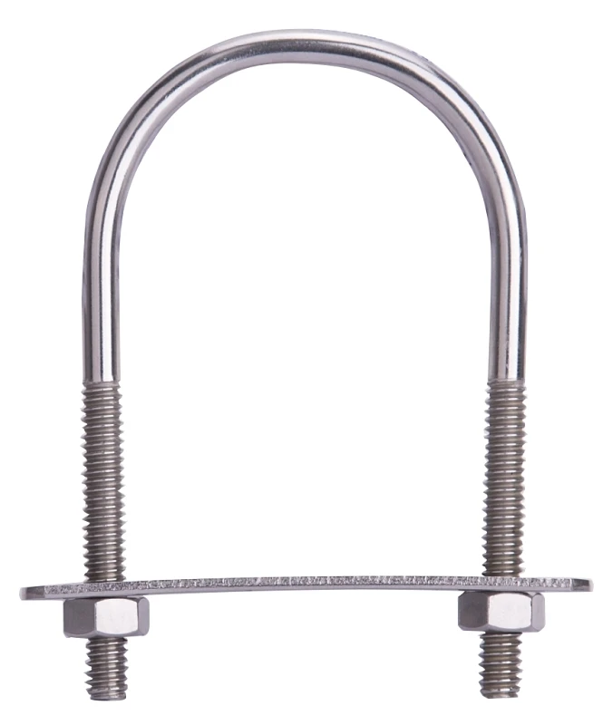 Mintcraft Lr358 U-bolt, 1/4 X 2 X 3-1/2 In, Stainless Steel, 6-pack