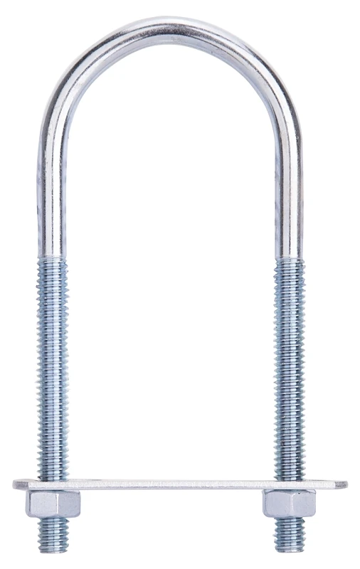 Mintcraft Lr347 U-bolt, Steel, Zinc Plated, 5/16 X 2 X 4-5/8 In, Pack Of 10