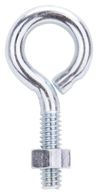 Mintcraft Lr269 1/4 X 2 In. Zinc Eye Bolt With Nuts, Pack Of 20