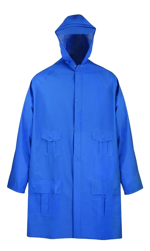 Heavy-duty Blue And Green Rain Parka, Xxl, Model 8156grbxx