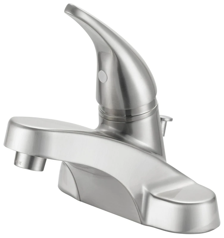 4 Inch Single Handle Lavatory Faucet With Nickel Finish