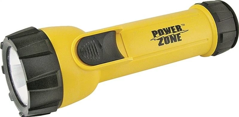 Ft-org12 Led Flashlight With Batteries, 2d, 3 Led, Plastic Construction