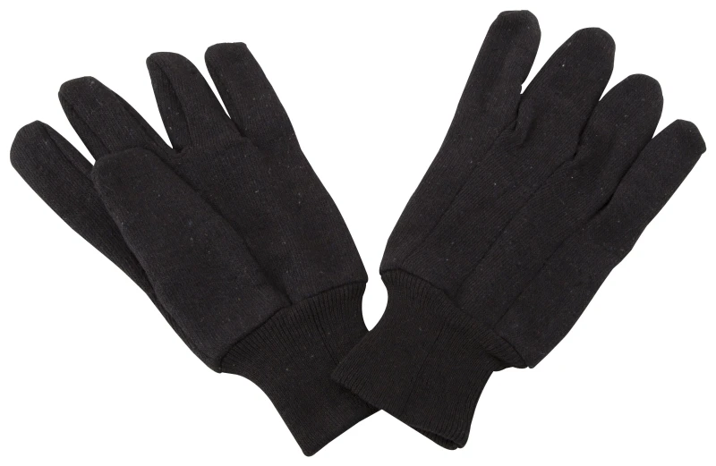 BROWN JERSEY GLOVES