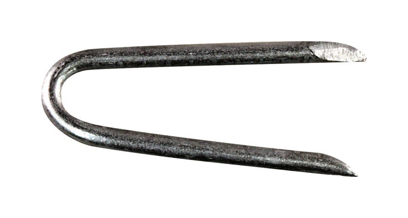 1-1/2 In. Electro Galvanized Steel Fence Staples 9 Ga. 5 Lb Box