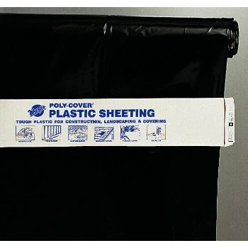 4x8-b 8' X 100' 4 Mil Black Polyethylene Plastic Cover