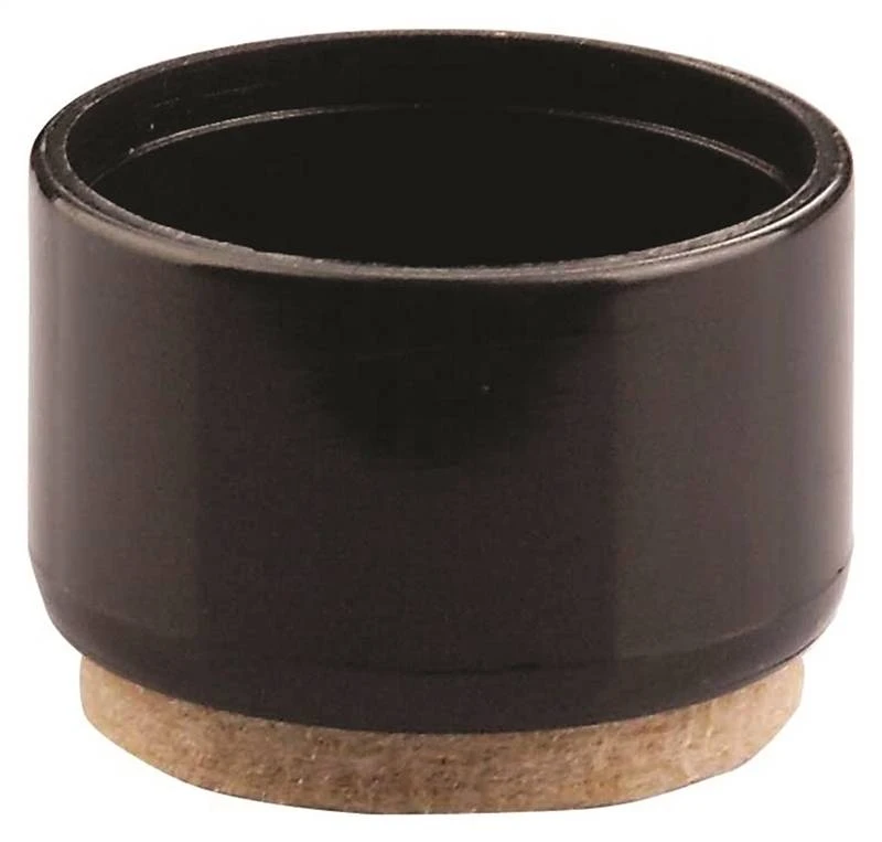 3932 7/8"Blk Plas Leg Tip