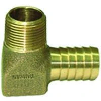 872 Hydrant Elbow, 3/4 In Mpt X 3/4 In Insert, Brass, 90 Degree