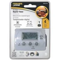 Tnid7111 Indoor Digital Timer, 7 Day, 4 Programmable Settings, One Outlet