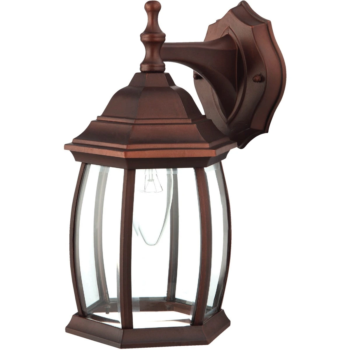 Antique Copper Single Light Outdoor Wall Light Fixture Iol12ac