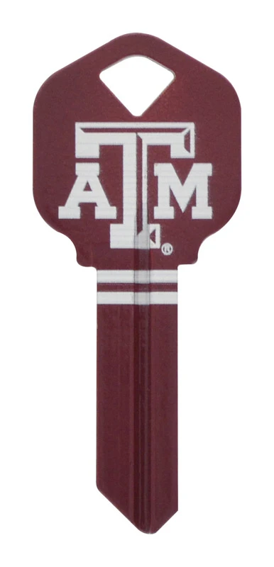 Texas A&m Aggies Painted Key Blank Universal House/office Key #66 Model 89845