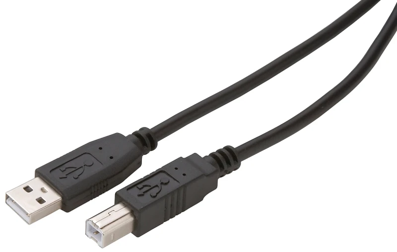 Pu1010abb Usb 2.0 Type A/b Cable, 10 Feet, Black