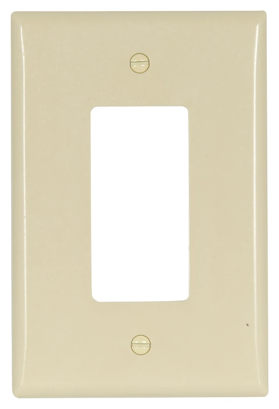 2751v-box Wall Plate 1-gang Decor Standard - Ivory, Pack Of 10