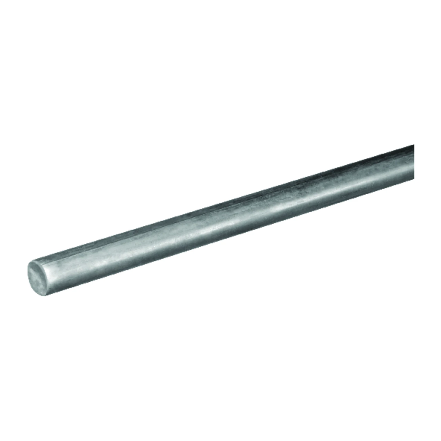Steel Rod, Round, Zinc Plated, 3/4 x 36 In.