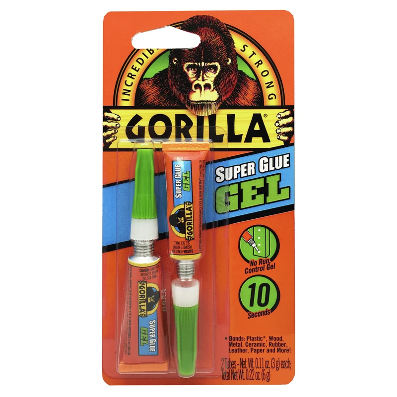 Gorilla 7820002 Super Glue, Liquid, 3 g Tube Gorilla 7820002 Super Glue, Liquid, 3 g Tube