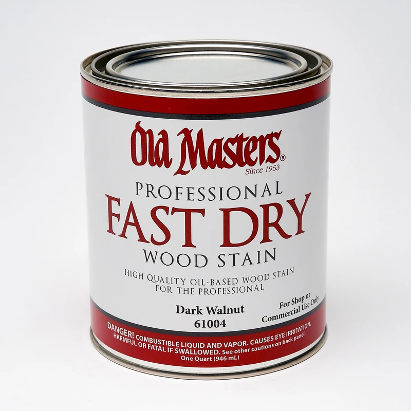 Fast Dry Stain, Oil-Based, Dark Walnut, 1-Qt.