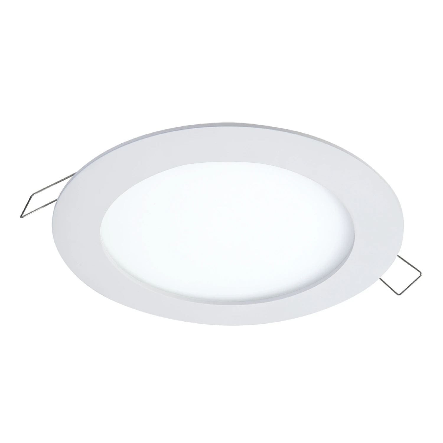 SMD-DM 6.2 in. Lens White Round Integrated LED Surface Mount Recessed Ceiling Light, 3000K Soft White (No Can Needed)