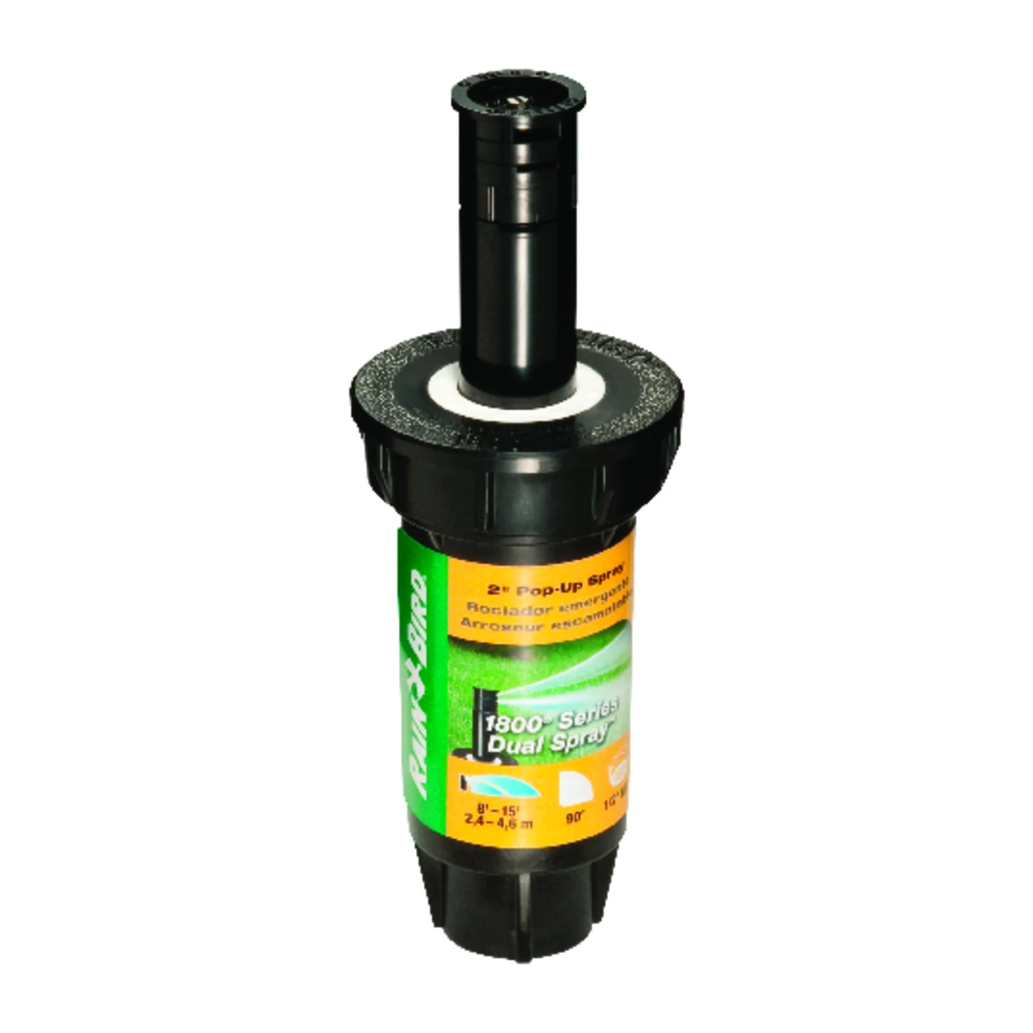 Professional Series Spray Head, Dual Spray Nozzle, 2-In. Pop Up, Quarter Circle