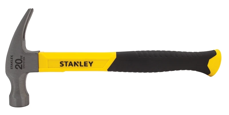 Stht51304 20 Oz Smooth-face Rip Claw Hammer With Fiberglass Handle
