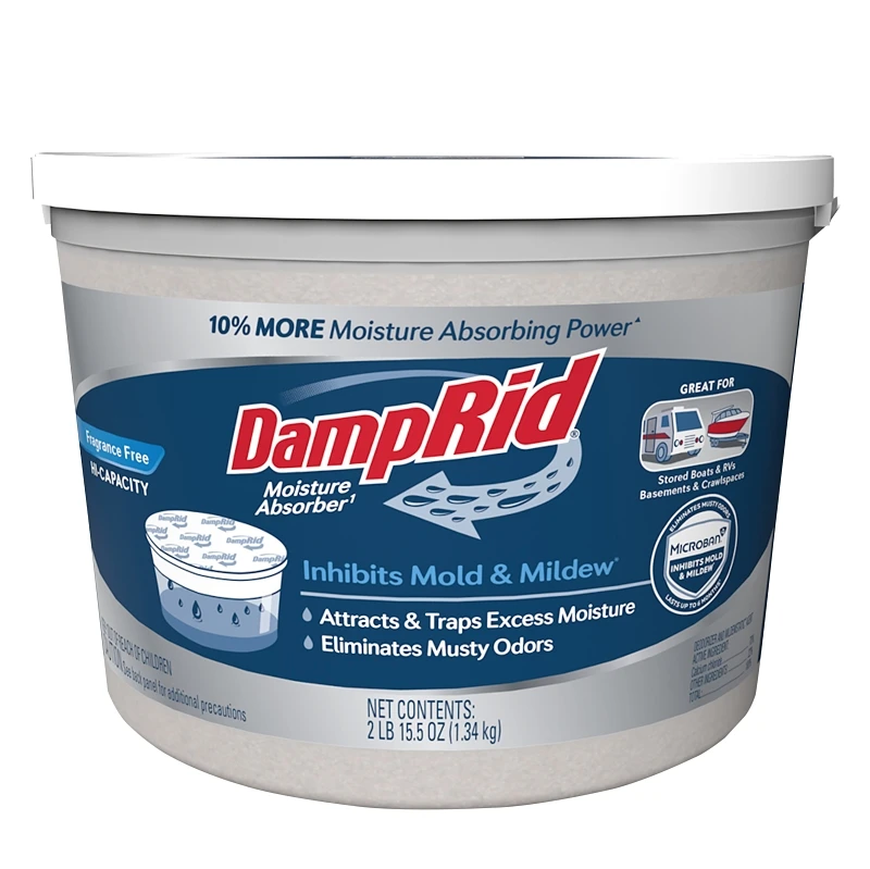 DampRid FG50FFESB Moisture Absorber, 2 lb Bucket, Pellet