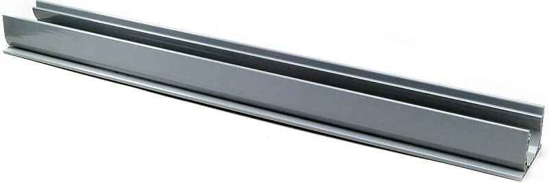 Profile Channel Drain, Gray, 4 Ft.
