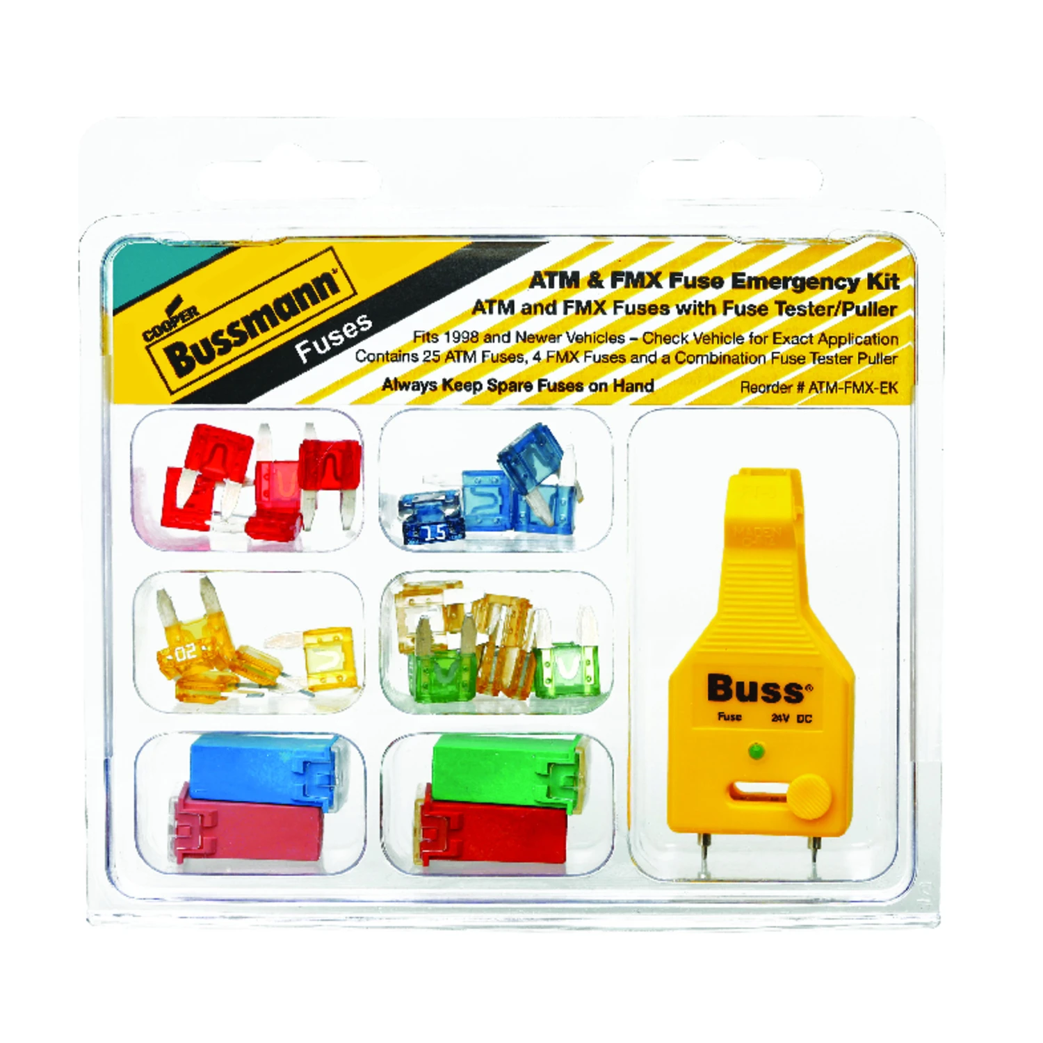 30-Pc. Emergency Fuse Kit