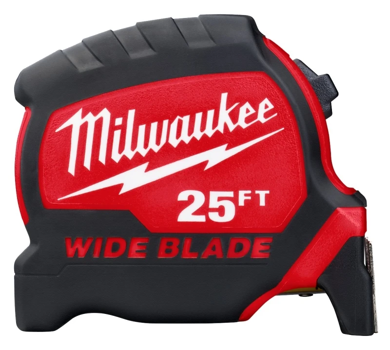 25 Ft. Wide Blade Tape Measure With 14 Ft. Standout And Impact Resistance