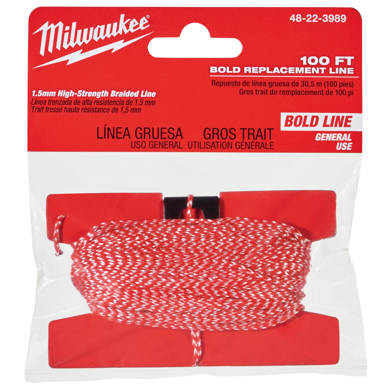 100 Ft. Braided Nylon Bold Chalk Line Replacement 48-22-3989
