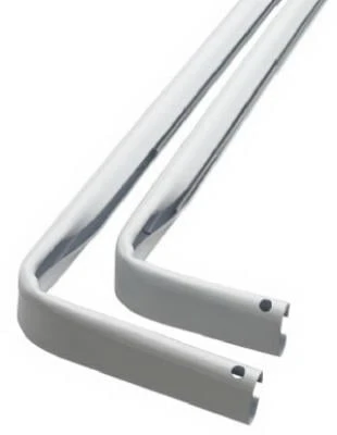 A7004213292 28-48 Inch White Standard Duty Double Curtain Rod