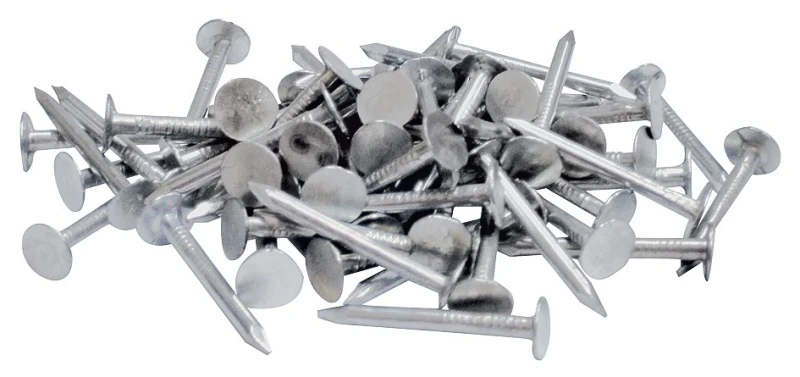 132138 2-inch Electro-galvanized Roofing Nails, 11 Ga, 1 Lb, Approx. 136 Nails