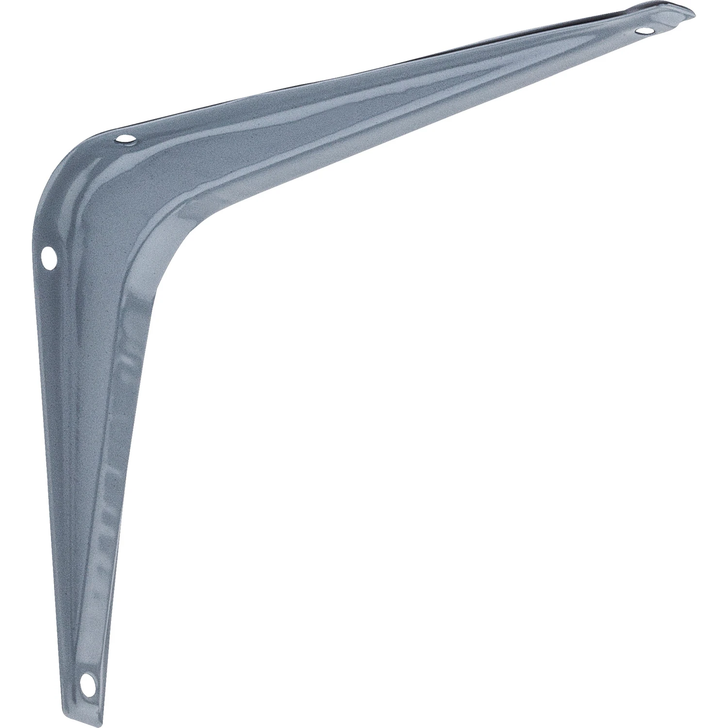 Shelf Bracket, Gray, 5 x 6 In.